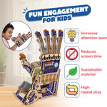 Smartivity DIY Robotic Mechanical Hand STEM Toy for Kids 8-14 Years Old, Engineering Kit, Parents Choice Award Winner