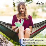 feela 3 Pack Pocket Small Notebook Journals, Mini Cute Hardcover College Ruled Notepad Women Office Supplies, with 3 Black Pens, 3.5”x 5.5”, A6, Pastel Colors, Light Blue, Light Purple, Light Green