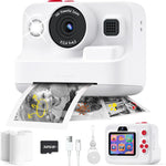 Dylanto Kids Camera Instant Print, 1080P Kids Instant Cameras, Christmas Birthday Gifts for Girls Age 3-12