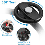 Accmor Stroller Steering Wheel Toy, Steering Wheel for Shopping Carts | Simulated Steering Wheel Universal Detachable Pretend Driving Funny Stroller Toy Attachment