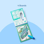 Melissa & Doug On The Go Water Wow! Mess Free Coloring Book, Reusable Water-Reveal Activity Pad, Under The Sea, Travel Toys, Party Favors, for Toddlers & Kids Ages 3+ - FSC Certified