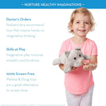 Melissa & Doug Examine and Treat Pet Vet Play Set, 24-Piece Animal Doctor Playset with Dog & Cat Plushies