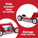 Radio Flyer Scoot 2 Scooter - 2-in-1 Ride-On and 4-Wheel Scooter for Kids Ages 1-4