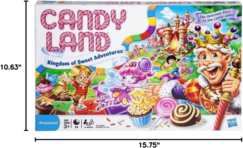 hasbro gaming candy land kingdom of sweet adventures board game for kids easter gifts boys girls ages 3 up