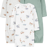 Simple Joys by Carter's Baby Boys 3-pack Cotton Sleeper Gown
