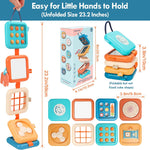 GRESEESM Busy Board Montessori Toy for 1 Year Old Boy Gifts, Travel Toys for Toddler 1-3, Sensory Activity Airplane Essential, Baby Boys Birthday Gift, Easter Basket & Stocking Stuffers