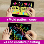 24-pack scratch rainbow art crafts notebooks for kids bulk birthday gift classroom prizes