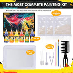 Water Marbling Paint for Kids - Arts and Crafts for Girls Boys Ideal Gifts | Arts and Crafts for Kids ages 6-12, Creative Art Supplies, Birthday Gifts,Educational STEM Toys, Marbling Paint Kit, Fun