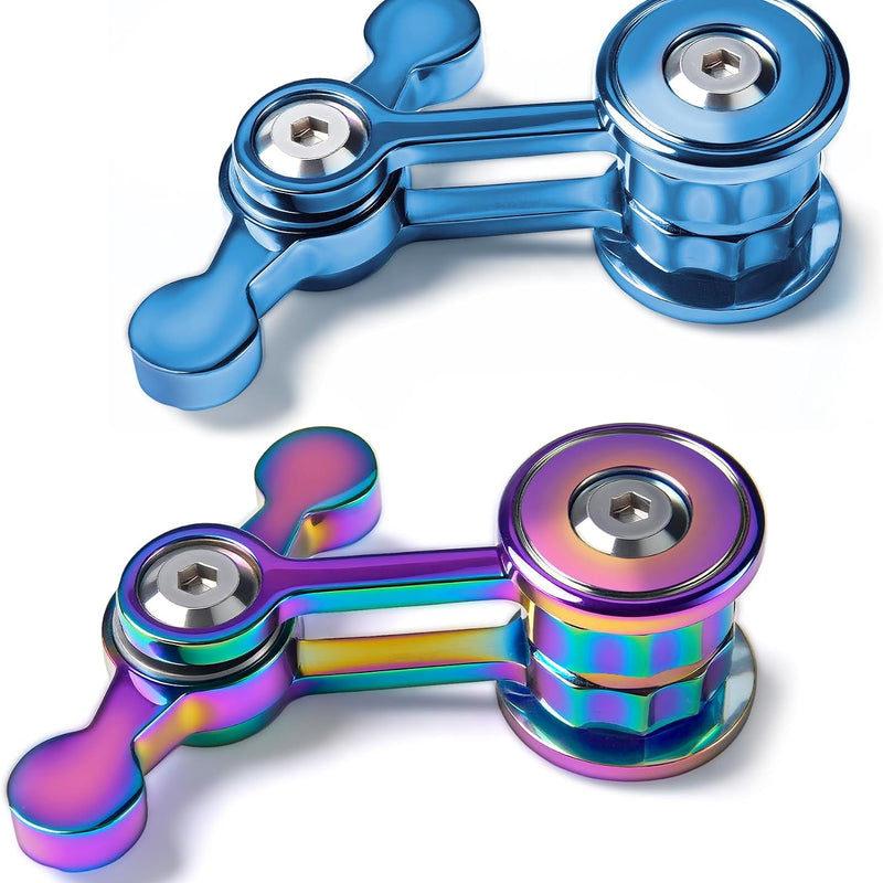 Fidget Spinner for Adults, Metal Silent Figette Office Desk Toy Quiet Cool Gadgets Gifts for Teen Boys Kid Anxiety Stress Relief Calm Down Sensory Autism Autistic ADHD Airplane Travel Need Must Have