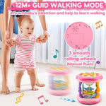 Baby Girl Toys Tummy Time Musical Light Up Ocean Rotating Projector Gifts | Infant Aquarium Crawling Walking Learning Toys Newborn Must Have Babies Girls First Birthday Shower Gifts