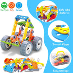 ToyTonix 10-in-1 STEM Engineering Building Kit for Kids 4+, 167PCS Creative Construction Toy
