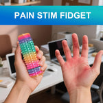 3PC Little Ouchies Fidget Toys Adults, Pain Stim Fidget Anxiety Relief for Anxiety and Stress Reduction,Portable Travel Stress Relief Spiky Fidget Keychain