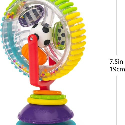 Sassy Wonder Wheel Spinning High Chair Tray Toy for 6 Months and Up