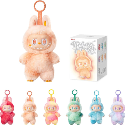 POP MART THE Monsters Big into Energy Series-Vinyl Plush Pendant Blind Box, LABUBU Doll, Blind Box Figures, Plush Keychain, Bag Charms, Random Design Collectible Toys Home Decor, Single Box