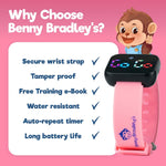 Potty Training Watch for Kids V2 – A Water Resistant Toilet Reminder Device for Boys & Girls to Train Your Toddler with Fun/Musical & Vibration Interval Reminder with Potty Training eBook (Pink)