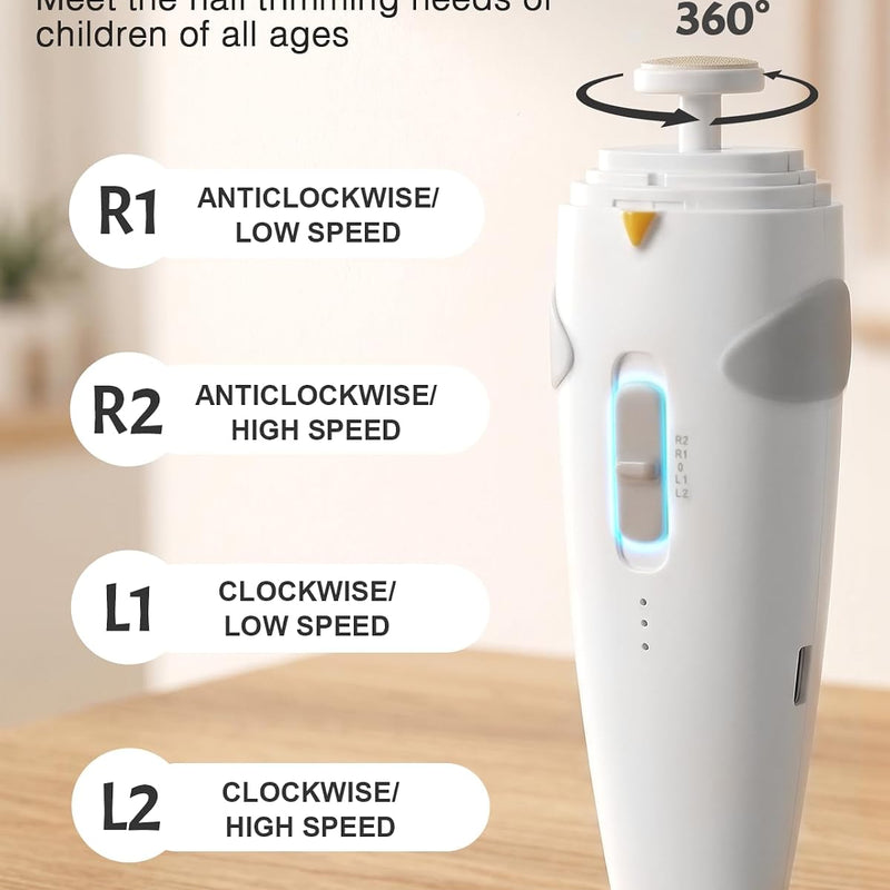 Lictin Baby Healthcare and Grooming Kit, 26 in 1 Electric Nail Trimmer Set | Safe Rechargeable Baby Nail File with Auto Light, Newborn Baby Safety Care Set for Newborn Infant Toddlers Boys Girls