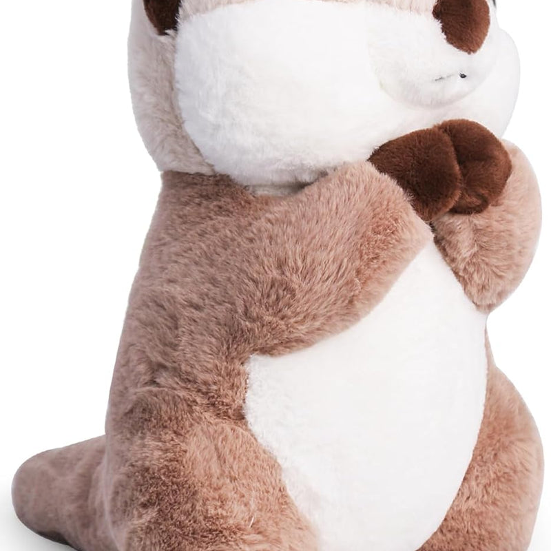 Riuhot Cute Otter Plush Soft Plushie Toy Stuffed Animal Birthday Gift for Kids Children Girls Boys 9.8 Inch Sea Otter Stuffed Animals