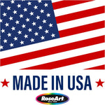 RoseArt Educational Map of USA Jigsaw Puzzle for Kids, 100 Large Durable Pieces, Fun State Illustrations, Made in USA, Learning Toy for Ages 6+, Finished Size 24 x 18 Inches.