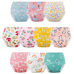 Potty Training Pants for Boys Girls, Learning Designs Training Underwear Pants (10 Packs, 2-4T)