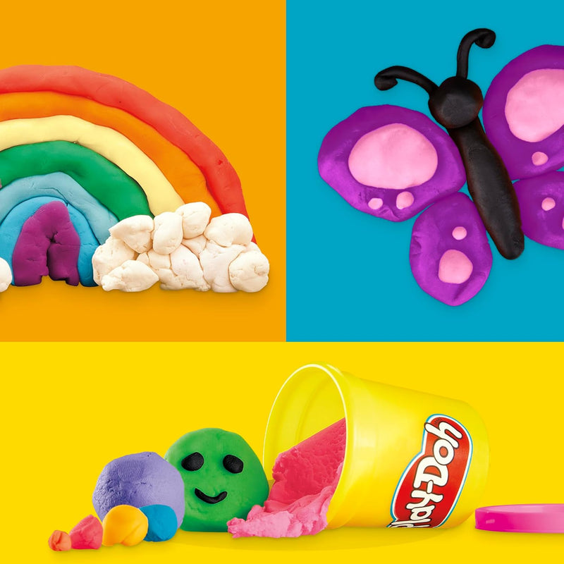 Play-Doh Jewel Colors Bulk 12-Pack of 4-Ounce Cans, Holiday Stocking Stuffers for Kids Arts & Crafts, Ages 2+