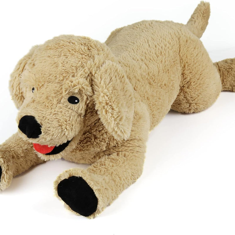 LotFancy Dog Stuffed Animals Plush, 21" Soft Cuddly Golden Retriever Plush Toys, Large Stuffed Dog, Puppy Dog Stuffed Animals, Easter Birthday Gift for Kids Girls Boys