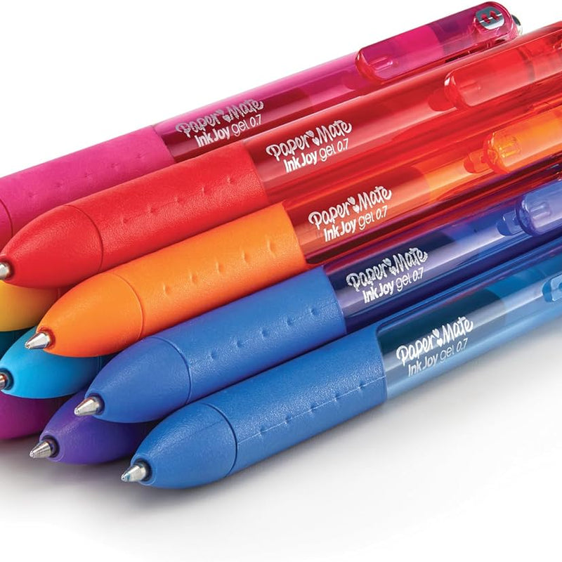 Paper Mate InkJoy Gel Pens, Medium Point, 10 Count - Teacher Supplies, Writing, Journaling, Back to School