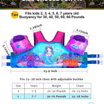 AEOCOO Puddle Float Jumper for Swiming, Toddler Swim Vest for Water Play, Pool Floats with Swimming Arm Floaties Swim Jacket & Water Wings for Kids Swimmies, Boys, Girls, Niños