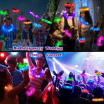 Glow Sticks Camping Essentials for Toddlers - 6 PCS LED Light Up Pop Tube Wand Toys