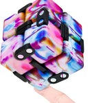 Infinity Cube Fidget Toy Stress Relieving Fidgeting Game for Kids and Adults,Cute Mini Unique Gadget for Anxiety Relief and Kill Time (Macaron Blue)