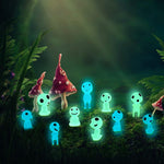 CCINEE 20Pcs Glow in Dark Tree Elves Fairy Luminous Ghost Micro Landscape Accessories Miniature Tree Elves Decoration for Garden Landscape Aquarium Dollhouse Potted Plants Decoration