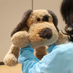 WEIGEDU Floppy Stuffed Dog Puppy Plush Toy, Stuffed Animal, 20 inch | Huggable Beagle Labrador Retriever, Lying Down, Super soft, For Kids Girls Boys Baby, Birthday Gift