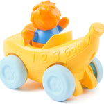 Ms. Rachel Herbie's 1-2-3 Roll! Toy Car with Click-in Figure & Pull Back Action, for Toddlers 1-3Y+