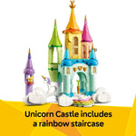 Lego creator 3 in 1 unicorn castle building toy for kids, ages 8+, 31175