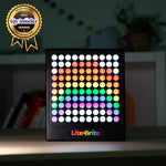 Lite-Brite Touch - 12 Art Guides, 100 Light-Up Buttons, 7 Colors, Portable Stem Learning Toy for Ages 6+