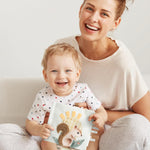 ZICOTO Soft Baby Book with Touch and Feel Pages: Sensory Exploration for Infants 0-18 Months
