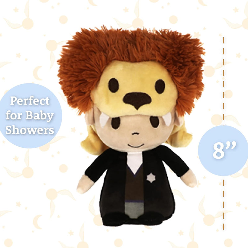 Kids Preferred Harry Potter Quidditch 4 Pc Plush Set - Harry Potter, Draco Malfoy, Cedric Diggory, and Luna Lovegood, Crinkle and Bean Filled Bottom
