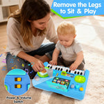 Baby DJ Table Musical Piano Toys for Toddlers Boys Girls with Music & Light | Baby Activity Table Toddler Learning Educational Music Instruments Infant Toy for Boy First Birthday Gifts