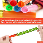 25pcs Party Blowers Set - Colourful Noisemakers for Birthday Parties, Weddings, and Graduations