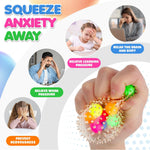 6 Set Squishy Sensory Stress Squeezing Balls forAdults: Best Calming Tool to Relieve Anxiety, Vent Mood and Improve Focus, Easter Basket Stuffers for Kids, Goodie Bag Stuffers