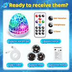 Staryou Sensory Lights Baby Sound Machine Night Light Projector for Kids with Autism, 15 White Noise 3D Films, 31 Colors