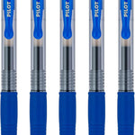 Pilot G2 Premium Gel Roller Pens, Fine Point 0.7 mm, Blue Ink Pens Fine Point, Pack of 5 - Ideal for School, Journaling, and Office Writing