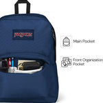 JanSport SuperBreak Plus Backpack with Padded 15-inch Laptop Sleeve and Integrated Bottle Pocket - Spacious and Durable Daypack for Work and Travel - Black