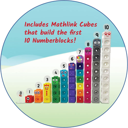 Numberblocks MathLink Cubes, 30 learning activities, counting blocks for kids, ages 3-5, preschool educational toys