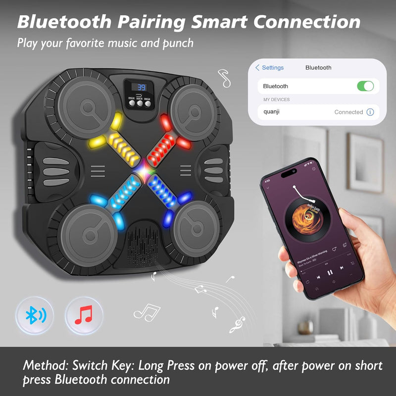 Music Boxing Machine for Kids and Adults with Bluetooth Connection