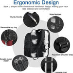 LifetimeWarranty Extra Large Travel Backpack With 52L Capacity, Long-Term Durability TSA Backpack,Anti-Theft 17.3" Big Business Laptop Backpack for Men&Women,Water Resistant College Rucksack Bag Black