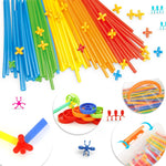 Ggiibro Straw Constructor Toys STEM Building Toy for Kids