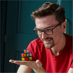 Rubik’s Cube, Edge, 3x3x1 Cube for Beginners, Single Layer Puzzle Problem-Solving STEM Toy, Problem-Solving Brain Teaser, Easter Basket Stuffer, Fidget Toy for Ages 8 & Up