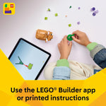 lego creator 3 in 1 cute hamster with flower building toy for kids ages 7+
