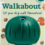WOOF Walkabout - Enrichment Dog Toys Puzzle and Treat Dispenser - Adjustable Difficulty for Kibble and Treats - Durable Rubber - Easy to Clean - Small