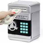 Refasy Piggy Bank Electronic Coin ATM for Kids Age 3-12, Money Savings Box Mini ATM Coin Bank